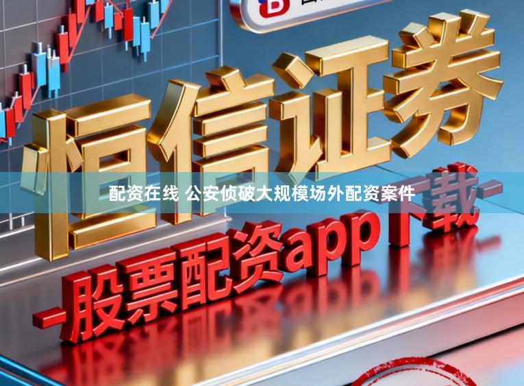 配资在线 公安侦破大规模场外配资案件