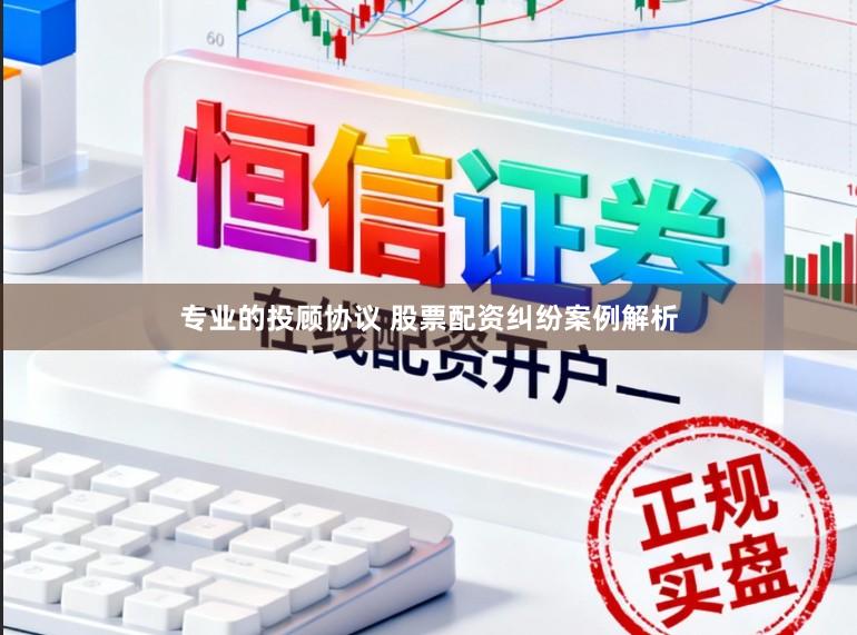 专业的投顾协议 股票配资纠纷案例解析