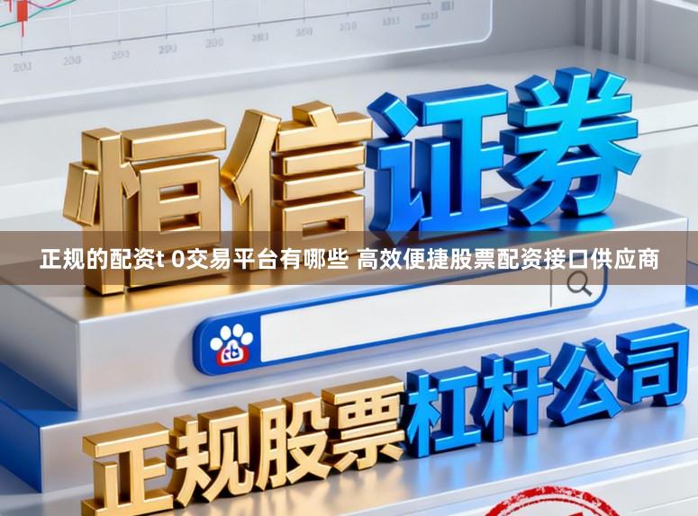 正规的配资t 0交易平台有哪些 高效便捷股票配资接口供应商
